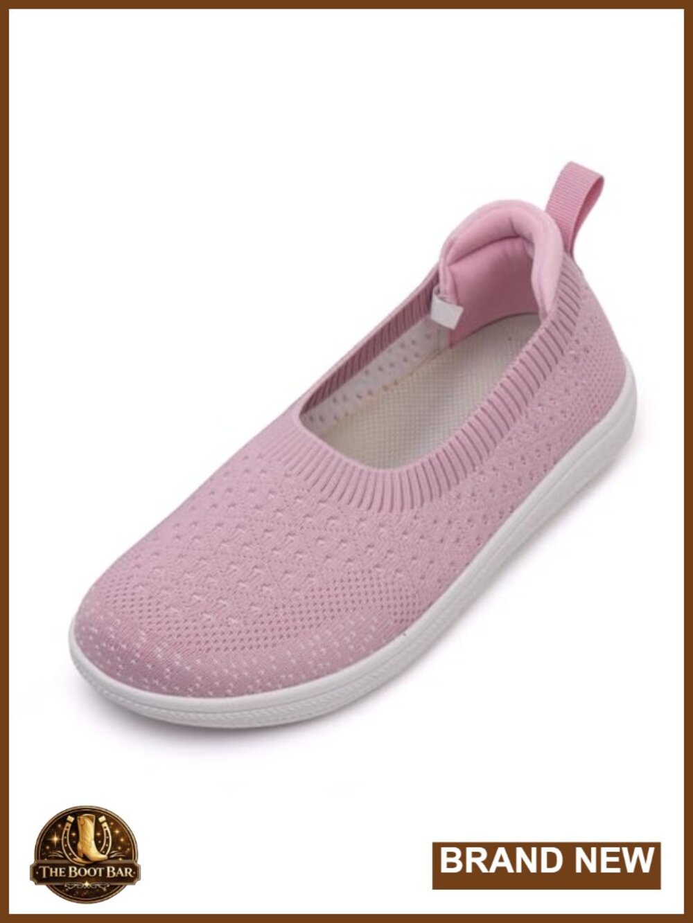Wide Toe Box Zero Drop Slip-On Barefoot Sneakers Memory Foam Flats